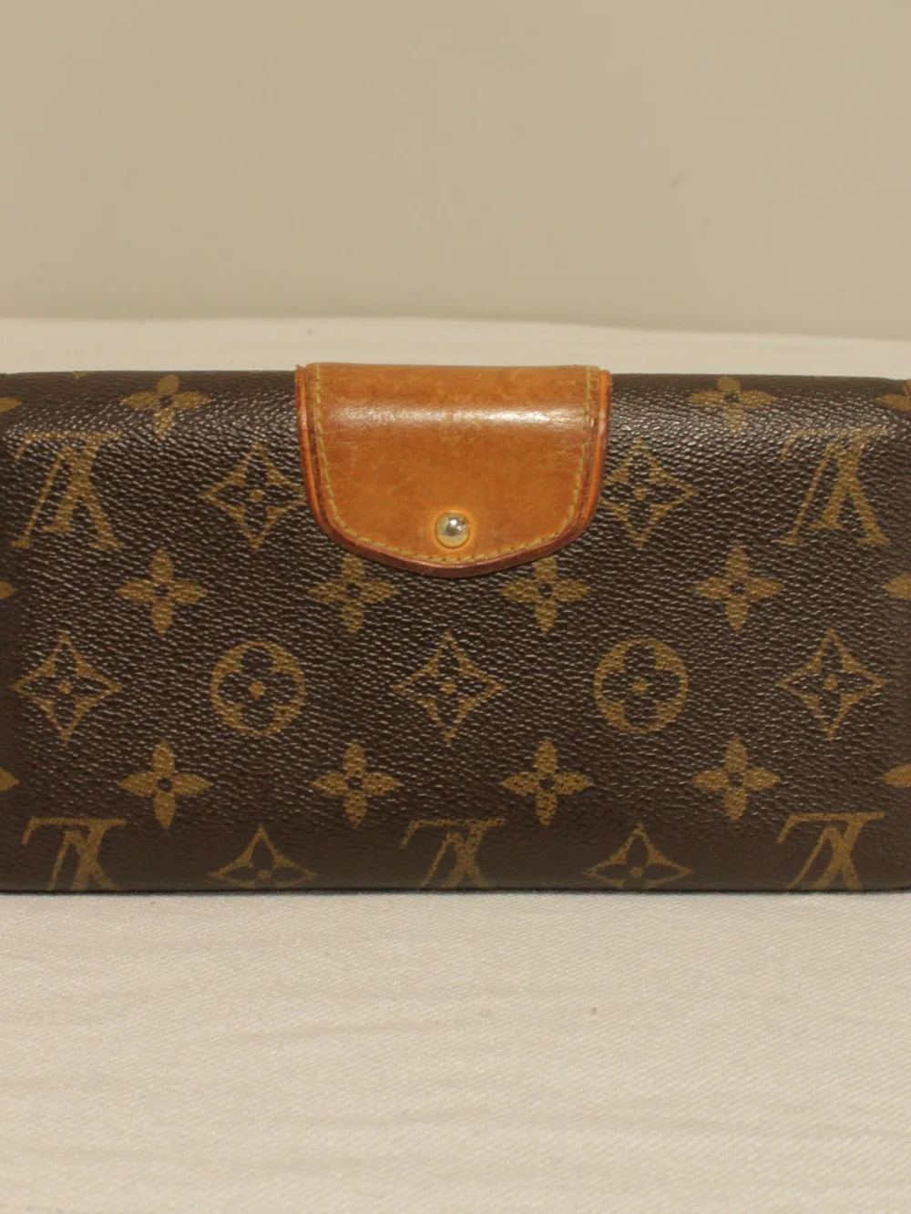 Louis Vuitton Brown Monogram Canvas Clutch Wallet